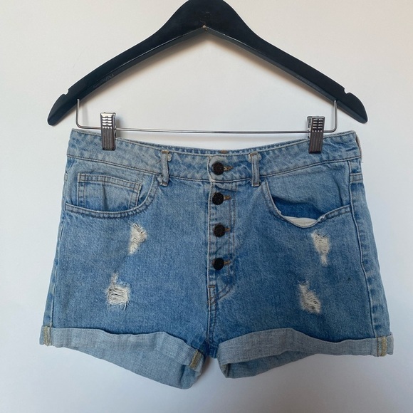 Melville shorts exposed button fly distressed - Picture 1 of 7